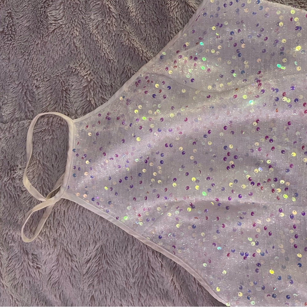 Sparkling Sequin Women’s Crop top